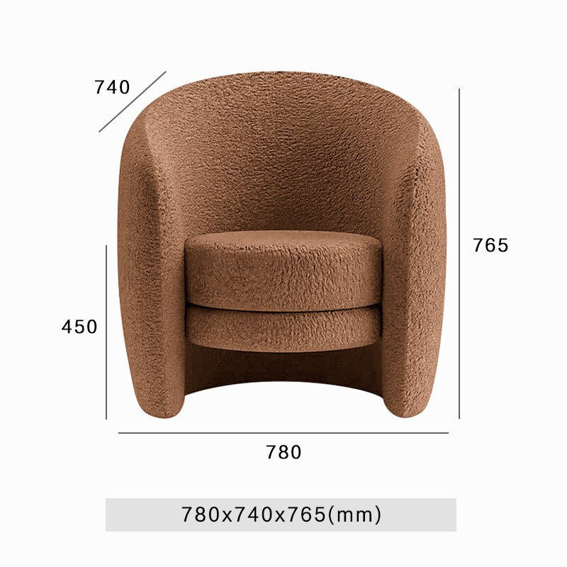 Minimalist Modern Sponge Sofa Chairs